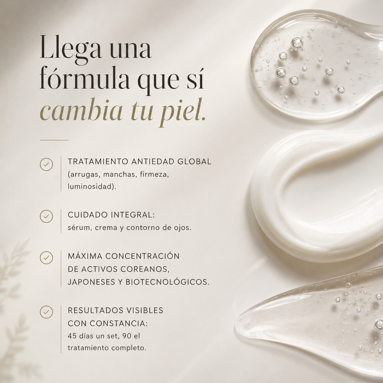 Set Platinum | Rutina antiedad completa con Sérum, Contorno y Crema