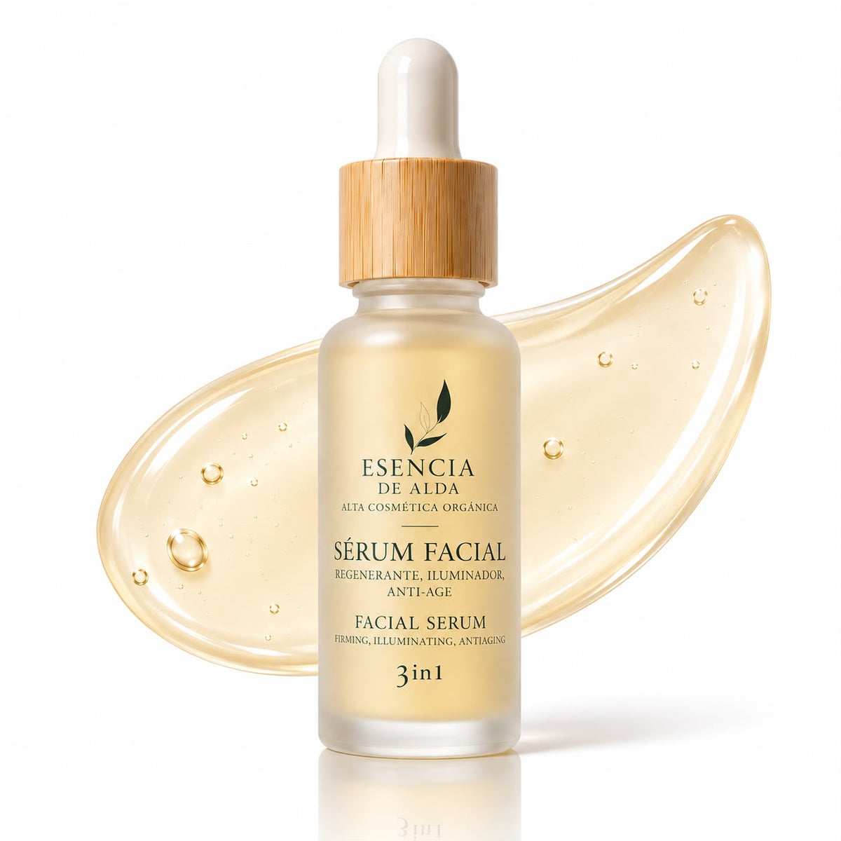 Sérum facial antiedad 3 en 1 con péptidos, niacinamida y ácido hialurónico