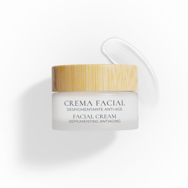 CREMA FACIAL DESPIGMENTANTE ANTI-AGE |  Centella Asiática | Tratamiento Anti-manchas con Ácido Kójico y Niacinamida | Proteína de Arroz